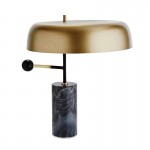 Postmodern design with marble base Nordic modern Led Marble Iron Table Lamp