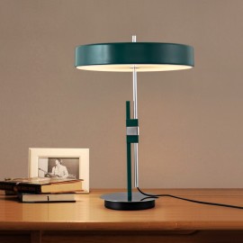 Post Modern Creative Simple Iron Table Light Dark Blue Nordic Design Modern LED Table Lamp