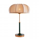 New Vintage Hotel Bedroom Lighting American Classic Green Modern LED Table Light