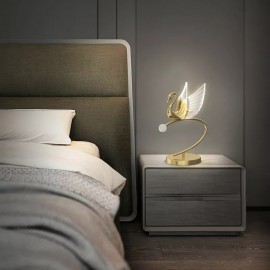 Nordic light luxury atmosphere floor lamp simple modern Swan Style LED Table Lamp