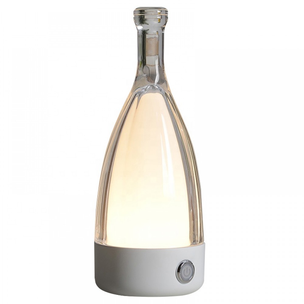 American Modern Creative Style Hotel Living Room Bedside Wine Bottle Style Table Lamp 