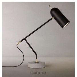 Metal Iron Art Modern Led Table Lamp European Style Black LED Table Lamp