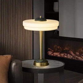 Home Interior Decoration Table Lamp Marble with Glass Modern Marble Table Lamp 