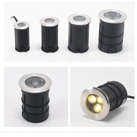 IP68 Waterproof 1-3W LED 304ss Underground light