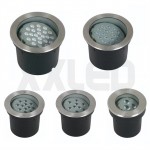 3W 9W 12W 18W 24W LED adjustable inground light