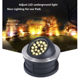 9W 12W 15W 18W LED adjustable underground light