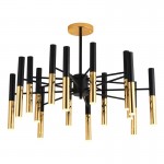 Decorative classical modern black aluminum Acrylic LED Chandelier Lamp