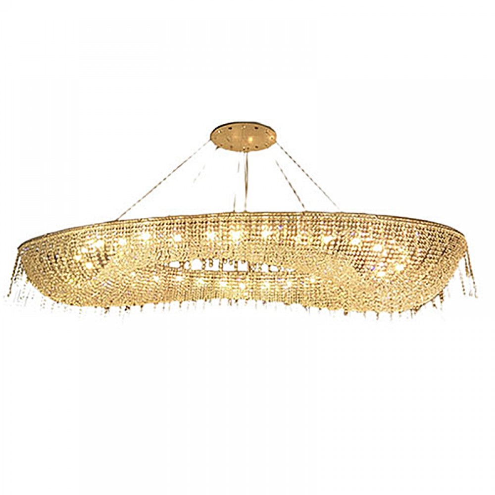 Living Room Crystal Pendant Decorative Lighting Art Crystal Chandelier Lamp 