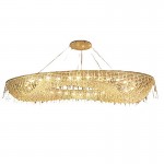 Living Room Crystal Pendant Decorative Lighting Art Crystal Chandelier Lamp 