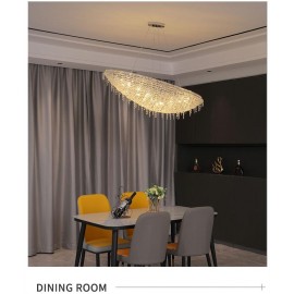 Living Room Crystal Pendant Decorative Lighting Art Crystal Chandelier Lamp 