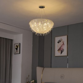 Living Room Crystal Pendant Decorative Lighting Art Crystal Chandelier Lamp 