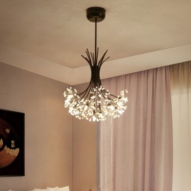 Model house designer creates dandelion style living room dining Crstal Iron Pendant Lamp