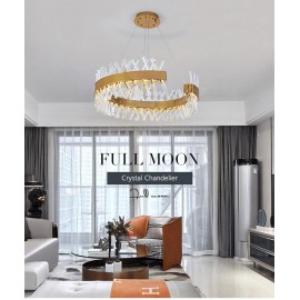 Nordic modern wedding hotel living room gold Ceiling Crystal Chandelier Lighting