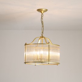 Simple Modern Style Bedroom Living Room Dining Room Small Crystal Copper Chandelier Lamp