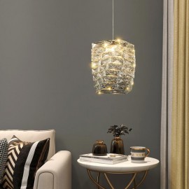 Bedroom Corridor Hallway Home Office Decor Modern Crystal LED Pendant Chandelier