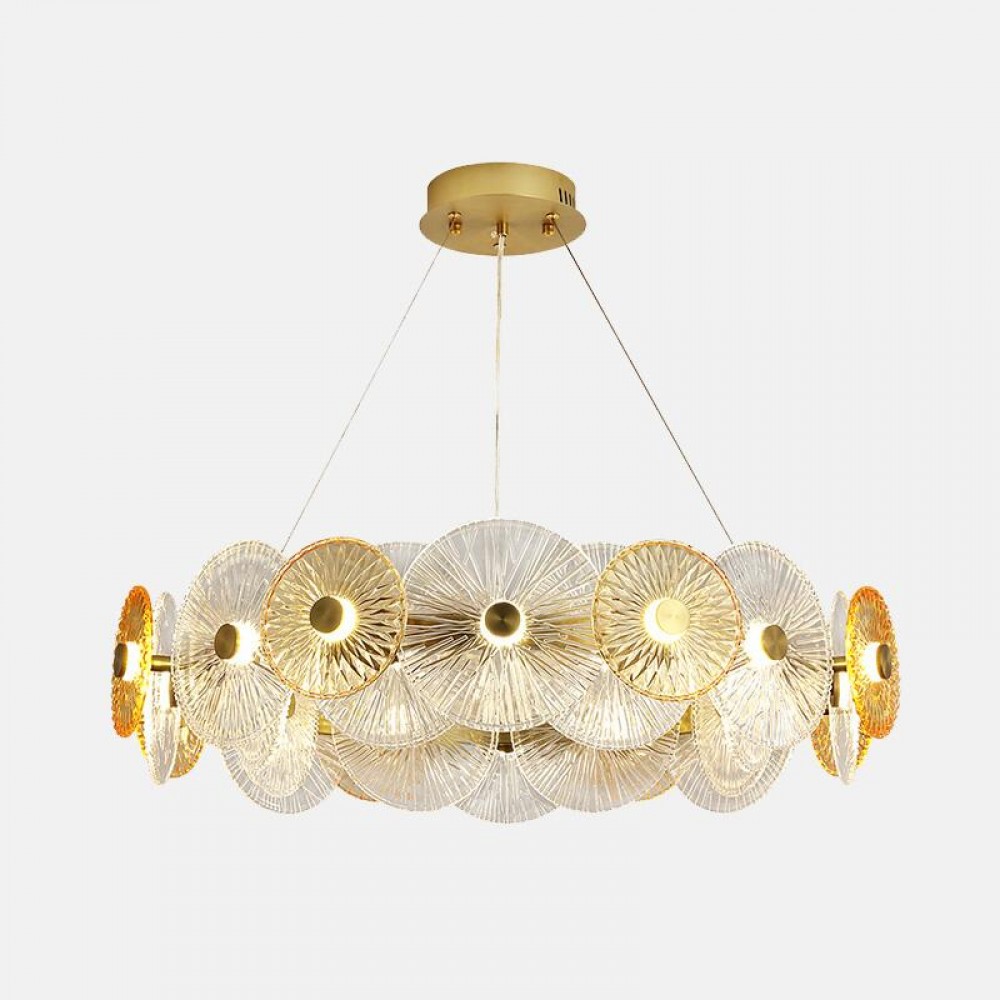 Living Room Used Decorative Hanging Pendant Gold LED European Style Chandelier Lamp