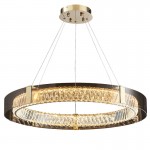 Nordic Luxury Ring Hotel Living Room Ceiling Light Pendant Modern LED Chandelier Lamps