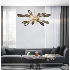 Dining room bedroom astral sputnik modern gold hanging light Nordic G9 LED Chandelier Lamp