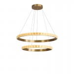 Simple Hanging Decorative Ceiling Pendant Light Circle Ring Group Chandelier Lamp