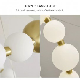 Unique Pearl Design Indoor Decoration Contemporary pearl Style Chandelier Lamp