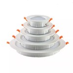 Round Thickness thin Mass production 9W 12W 15W 18W 24W 30W 7W LED Downlight