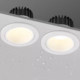 Aluminum Plastic Smart Downlight Indoor Decoration Light COB LED Ceiling Light