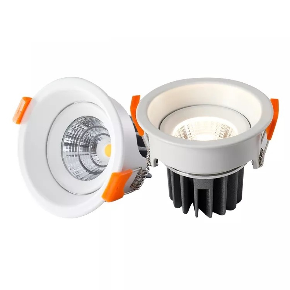 Home Indoor Embedded Led Recessed 7W 12W Rotating Mini Downlight COB LED Spotlight