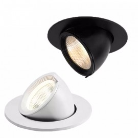 Recessed Round Elephant Rotated Ceiling Lighting Fixture COB Ceiling LED Spotlight