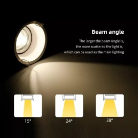 Art Glare Recessed Ceiling Spotlights Fixture Home LED Downlight