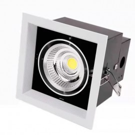 Cloth Shop Multi Head Down Light COB Square Adjustable Ceiling Grid Lamp LED Grille Light