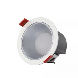 Commercial Lighting Fixture IP44 Anti-Glare White and Black Recessed LED Ceiling Spotlight