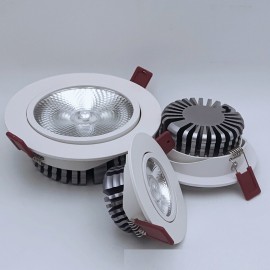 Ceiling Spot Lamp Commercial Lighting Adjustable COB Ultra Thin LED Downlight