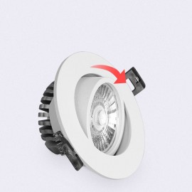 Ceiling Spot Lamp Commercial Lighting Adjustable COB Ultra Thin LED Downlight