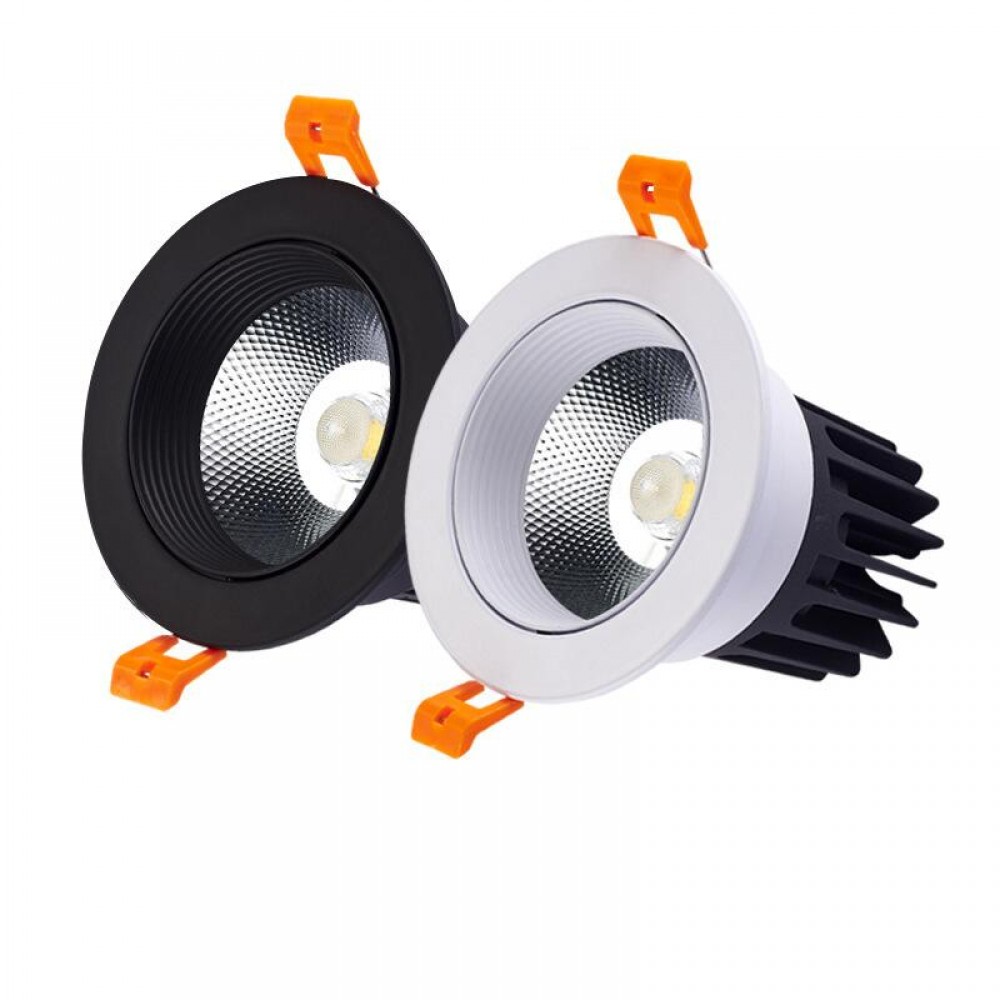 Recessed Dimmable Round Anti Glare COB 5W 7W 9W 15W 25W 35W LED Downlight