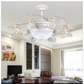 Postmodern European style Chandelier ceiling fan lamp