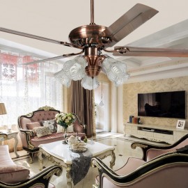 Bed room Fan Lighting LED Chandelier Fan Lamp