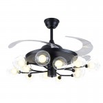 Invisible Fan style Living room LED Chandelier Fan Lamp