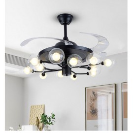 Invisible Fan style Living room LED Chandelier Fan Lamp