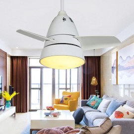 Nordic minimalism style LED Modern Ceiling Fan Light