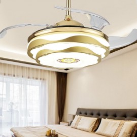 Dinning room decorative design modern LED fan lamp