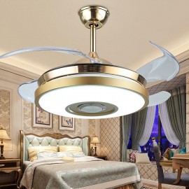 Bluetooth Speaker inside the modern Ceiling Fan Lamp