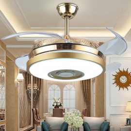 Bluetooth Speaker inside the modern Ceiling Fan Lamp