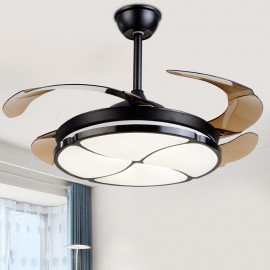 Modern remote control Pendant Ceiling Fan Light