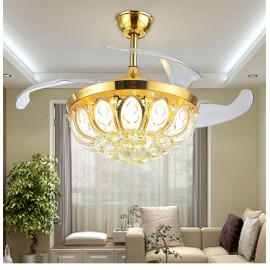 Energy saving 36W crystal style LED Fan Light