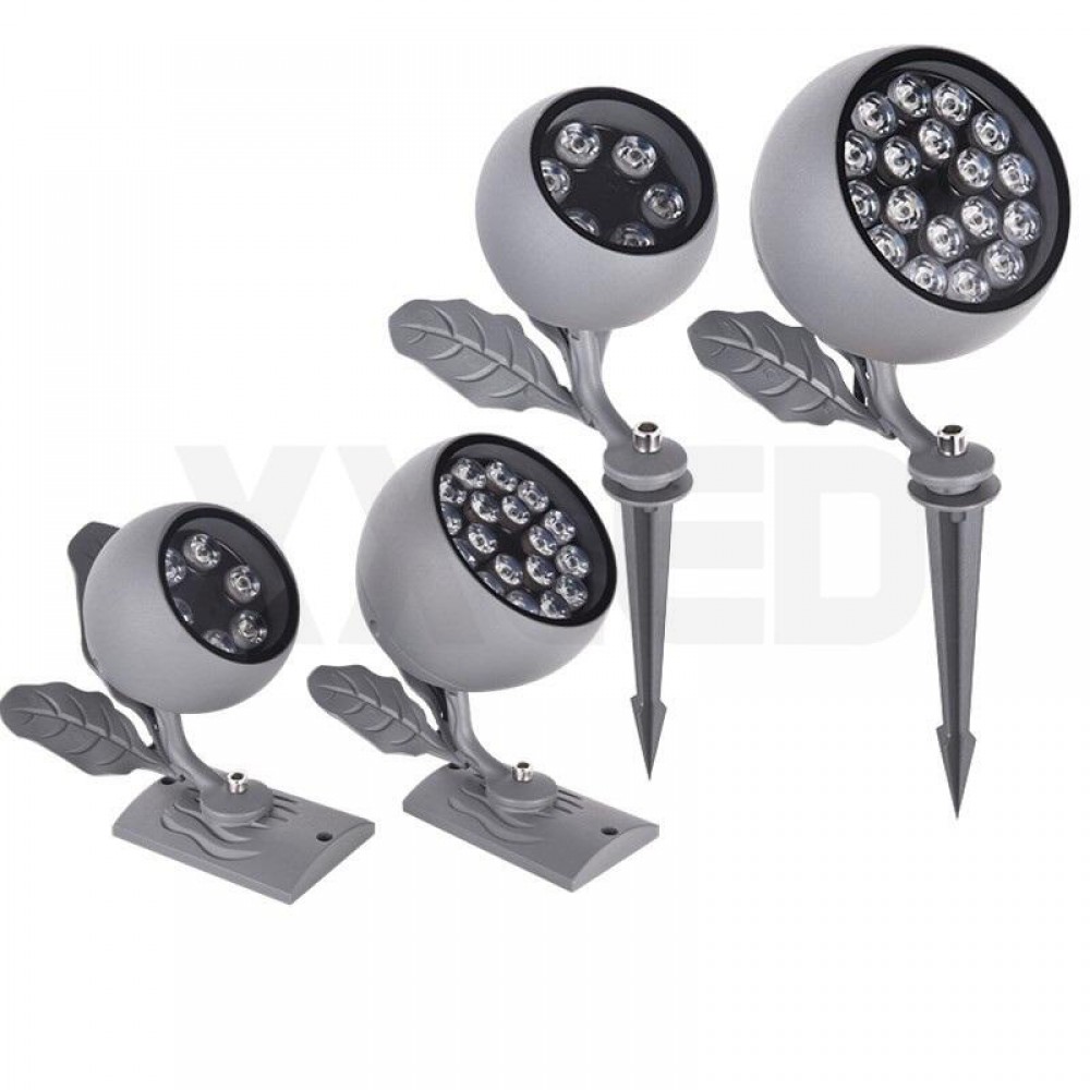 Apple style 6W 18W Outdoor Spike LED spotlight