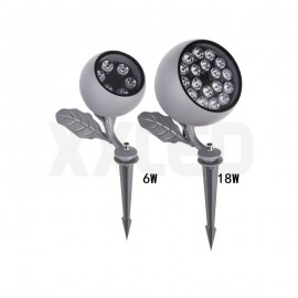 Apple style 6W 18W Outdoor Spike LED spotlight