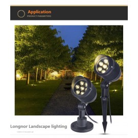 5W 7W 9W landscape lighting LED spike spotlight