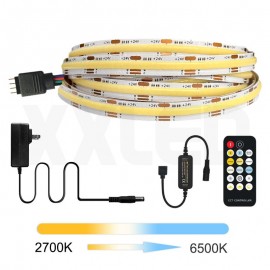 512LED chips per meter double color COB LED Strip Light