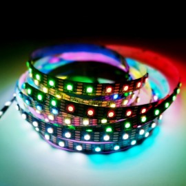 60 LED per meter IC WS2815 Flexible Tape  Addressable Magic RGB LED Strip Light