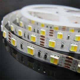 60LEDs per meter Cool warm double white 5050 LED Strip Light